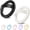 Black & White, variant on Silicone Ring Grip Phone Holder, 360° Rotating Finger Loop, Strong Magnetic Phone Grip, Soft & Lightweight, Compatible with IPhone 17/16/15/14/13/12 Series