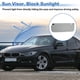 thumbnail image 3 of Parasoles del lado derecho de Unique Bargains para BMW 3 Series E90 Sedan 2005-2008, sombra de protección solar frontal derecha, reemplaza No. 51167252010, ensamblaje de parasol de automóvil gris, 3 of 7