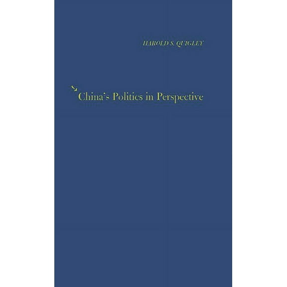 China's Politics in Perspective, (Hardcover)