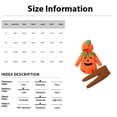 thumbnail image 2 of De Lindo conjunto de disfraz de calabaza para Halloween para bebé, mono con capucha y pantalones a rayas para bebés y niños pequeños, 2 of 5