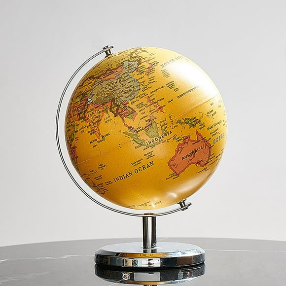 NANDIYNZHI Small Globe Clearance World Globe Desktop Geographic Globe 360°Rotating Earth Geography Globe Vintage Antique Globe Kids Gift Educational World Globe A Globe Clearance Sale