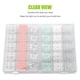 thumbnail image 2 of Cajas de Almacenamiento Apilables con 30 Compartimentos y Tapas, Mini Contenedores para Cuentas, Purpurina, Slime, Pintura o Semillas, Transparentes, 2 of 8