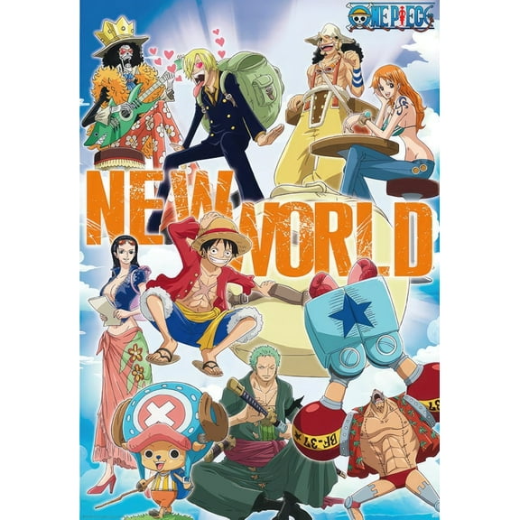 One Piece - Anime TV Show Poster (New World - Characters) (Size: 24" x 36")