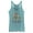 Tahiti Blue, variant on Women's Bambi Distressed Classic Scene  Racerback Tank Top Tahiti Blue Medium
