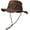 Brown, variant on Outdoor Wide Brim Sun Protect Hat, Double Layer Classic US Combat Army Style Bush Jungle Sun Cap for Fishing Hunting Camping