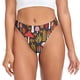 thumbnail image 1 of Fotbe Mushrooms And Leaves Tanga Sin Costuras para Mujer con Estampado – Panties Invisibles, Transpirables y Cómodos para Uso Diario-3X-Large, 1 of 6