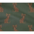thumbnail image 4 of oneOone Tissu en Coton Flex Imprimé Ikat Chat au Mètre 40 Pouces de Large, 4 of 4