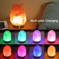 thumbnail image 4 of FANHAO Himalayan Salt Lamp, LED Bulb + Color Changing, USB Control, 5-6 inch Height, Home Decor, 4 of 8