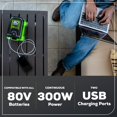 thumbnail image 3 of Greenworks Pro 80V (300 Watt) Power Inverter, Tool-Only, IV80A00, 3 of 11