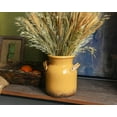 thumbnail image 3 of Ceramic Rustic Farmhouse Vase, Distressed Decorative Flower Vases for Home Decor, Ideal Shelf Decor, Yellow  Vase for Living Room Bedroom Kitchen Office Centerpiece Table Decorations, 3 of 14
