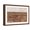 Brown Frame, variant on Art.com Rust Terrain II Art Print by Ethan Harper, 18" x 12"