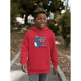 thumbnail image 2 of Cool Dino Born To Be Rockstar Hoodie Juniors -Image by Shutterstock,  Small, 2 of 4