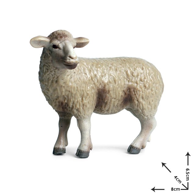 Realistic Poultry Animals Simulation Goat Alpaca Lamb Antelope Ranch Poultry Model PVC Action Figure Figurines Education Kid Toy