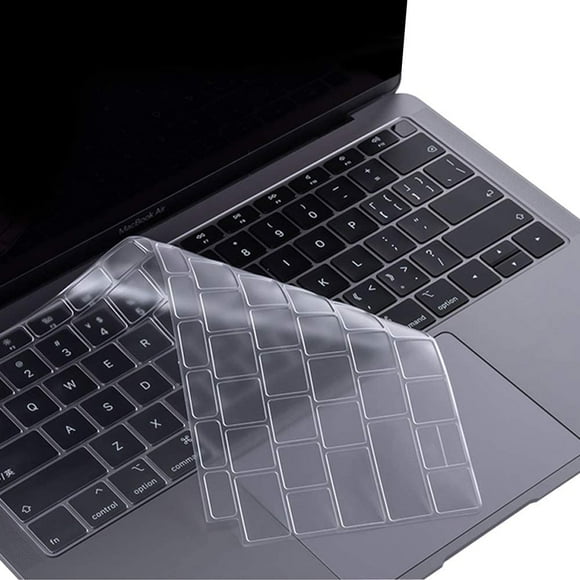 ProElife Ultra Thin Clear TPU Keyboard Cover Skin Protector for 2018 Apple MacBook Air 13" Touch ID/Retina Display A1932 (US Layout, 2018 Version) (Transparent)