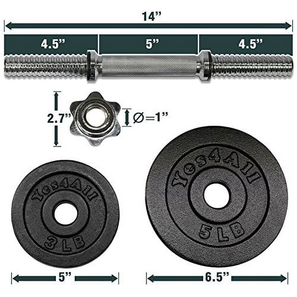Yes4All Adjustable Dumbbell 40.00 lbs