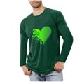thumbnail image 1 of Blusas y camisas de manga larga con cuello redondo para hombre, deportivas, fitness, hogar, pijamas navideños estampados, camiseta de manga larga con cuello redondo, blusa de poliéster para hombre, 1 of 3