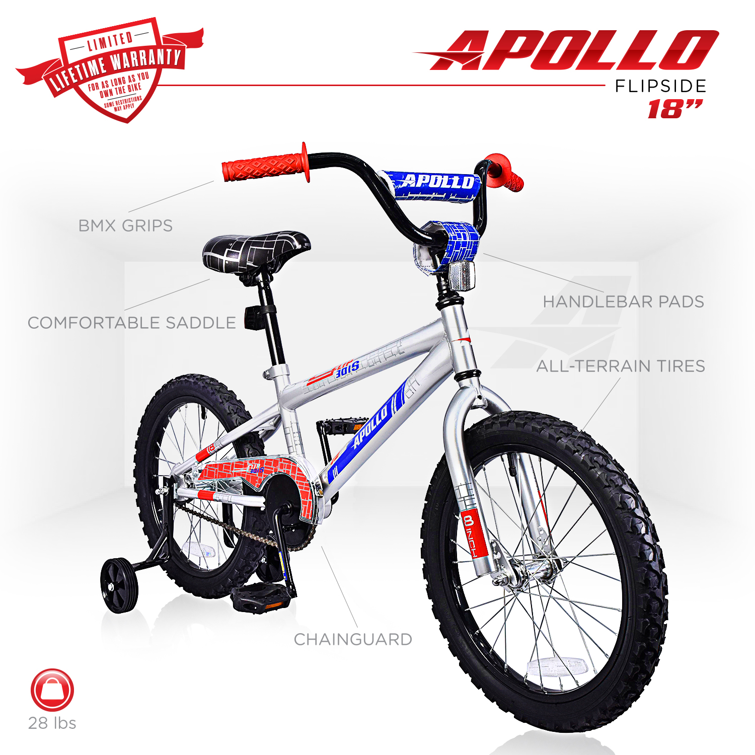 apollo bike 18 inch