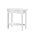 thumbnail image 1 of Convenience Concepts Table d'Appoint Dennis, Fini Bois Blanc, 1 of 6
