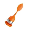thumbnail image 5 of 3 Pack Silicone Tea Infuser Filter Loose Leaf Tea Steeper Flower Tea Strainer Spoon Stainless Steel Loose Leaf Tea Ball Handle Silicone Mesh Tea Cup Filter Strainer for Loose Tea, 5 of 8