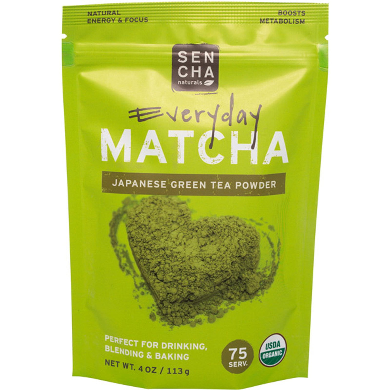 Sencha Naturals Matcha, Green Tea Powder, Japanese Everyday Grade, 4 oz