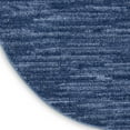 thumbnail image 6 of Nourison Essentials Easy Care Navy Blue 6' x 9'oval Area Rug, (6x9 Oval), 6 of 11