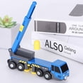 thumbnail image 3 of Adjustable Suspension Inertial Push Engineering Vehicle with Extendable Plastic Arm – Compatible with Wooden Railway Tracks, Durable Construction for 4-6 Years Old Kids, Educational Toy Enhancing, 3 of 5