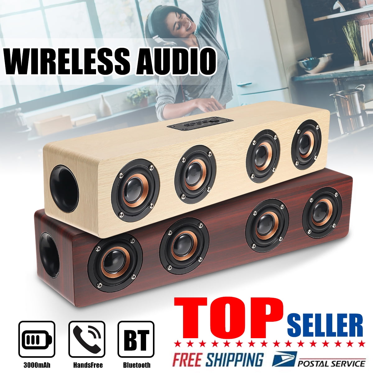 levis speaker wooden