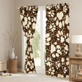 thumbnail image 3 of Homewish Vintage Dog Paws Blackout Curtains,Classic Brown Leopard Print Curtains Pack of 2 (42x84 Each), 3 of 6