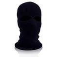 thumbnail image 2 of 1-Hole Knitted Ski Mask Winter Balaclava Full Face Cover For Winter Outdoor Sports, Warm And Breathable Face Protection With Exposed Eyes And Mouth, Suitable For Cycling, 2 of 4