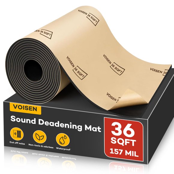Material insonorizante VOISEN para automóviles de 4 mm 36 pies²