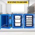 thumbnail image 4 of BENTISM Insulated Food Pan Carrier Front Load Catering Box Stackable 82 Qt Blue, 4 of 9