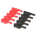 thumbnail image 1 of Prise Banane Empilable, 10 Connecteurs de Prise Banane Fils Multimètres Entièrement Isolés 4 MM Extrémités Adaptateur de Prise Banane Rouge, Multioutils, 1 of 8