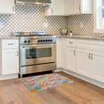 thumbnail image 7 of Linon Outdoor Washable Area Rug Collection, Aqua and Orange, 2' x 3', 7 of 7