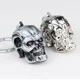 thumbnail image 2 of LLavero de cabeza de calavera Terminator con dije Vintage para hombre y mujer, llavero con colgante a la moda, joyería, accesorios para llaveros de coche, regalos nuevos, 2 of 5