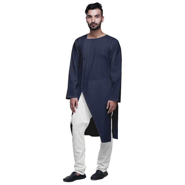 Atasi Solid Button Down Designer Kurta For Boys Casual Long Sleeve Kurta