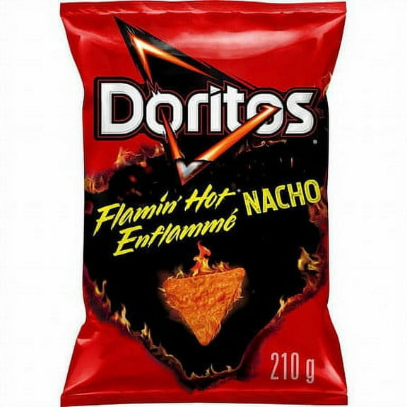 Doritos Flamin' Hot Nacho Tortilla Chips, 210g/7.4 oz