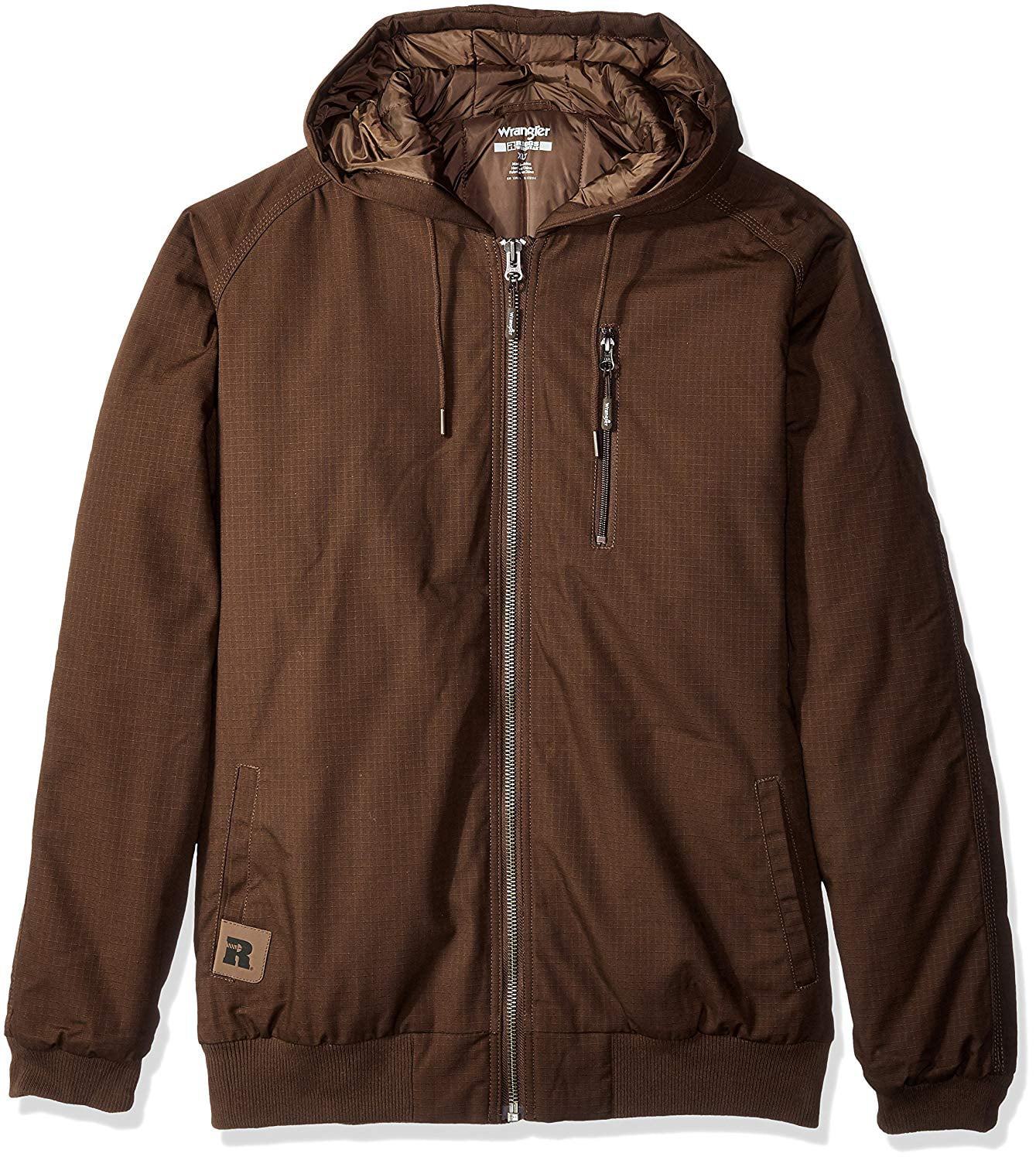 Wrangler Coats & Jackets - Workwear Mens Jacket Full-Zip Hooded Utility ...