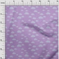thumbnail image 2 of oneOone Cotton Flex Fabric Raindrop & Clouds Nature Printed Fabric 1 Yard 40 Inch Wide, 2 of 4
