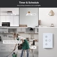 thumbnail image 3 of SDNall Smart WiFi Fan Speed Control Switch with Timer, App and Voice Remote Control for Ceiling and Wall Installation, 3 of 8