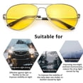 thumbnail image 5 of Night Driving Glasses, Night Vision Anti Glare Safety Glasses Polarised Yellow Lens for Day and Night Driving, UV400 Protection, 5 of 5