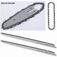 thumbnail image 2 of Pack 6 Inch Manganese Steel Chainsaw Chain Guide Bars for Mini Hand Chainsaw Woodworking Garden Cutting Chainsaw, 2 of 5