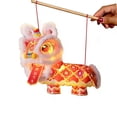thumbnail image 1 of 2026 New Year Lion Dance Lantern DIY Set Cute Handheld DIY Gift Lantern Waterproof Lion Festive, 1 of 8