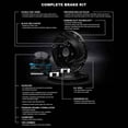 thumbnail image 3 of R1 Concepts Front Brakes and Rotors Kit |Front Brake Pads| Brake Rotors and Pads| Ceramic Brake Pads and Rotors |Hardware Kit WHWH1-31068, 3 of 5