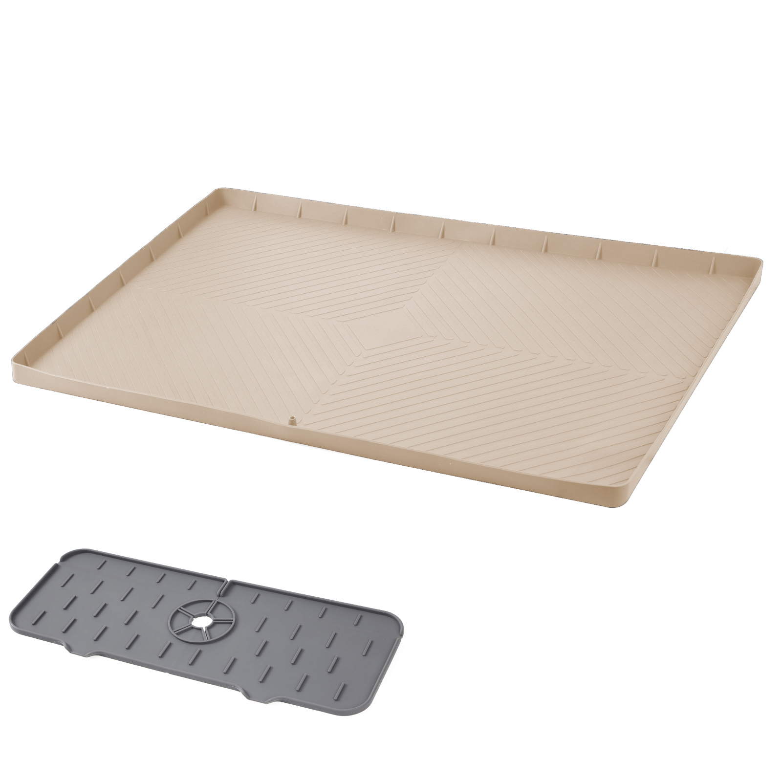 Optish Under Sink Mat, 28" x 22" Under Sink Mats for Kitchen Waterproof