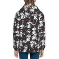 thumbnail image 2 of Sanrio Kuromi Kids' Hoodie 3d Print Sweatshirt Soft Pullover Hooded With Big Pockets Fans Gifts For Boys Or Girls X-Large, 2 of 7