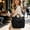#79B, variant on Soft Large Capacity Tote Bag for Women Commute and Travel, Padded Crossbody Shoulder Purse with Reinforced Strap, Student Class Handheld Cloth Bag for Laptop Books and Shopping
