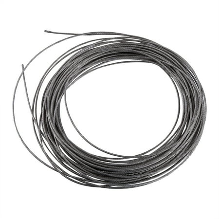 

Cable Wire Rope Stainless Steel Rope Diameter 1.5mm 15 Meters for Industrial for Commercial