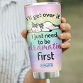 thumbnail image 4 of 20oz Unicorn Lover Get Over It Be Dramatic Tumbler Cup with Lid, Double Wall Vacuum Sporty Thermos Insulated Travel Coffee Mug, 4 of 6