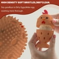 thumbnail image 5 of Egg Brush Cleaner, 2PCS Silicone Egg Cleaner Scrubber for Fresh Eggs, Multipurpose Fruit and Vegetable Rotating Scrubber Tool for Fresh Eggs, Reusable Chicken Egg Washer Brush (Brown), 5 of 6