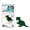 A, variante sur Clip Notes de Dinosaure en Plastique Mignon Ornement de Bureau Compact Léger Pratique à Transporter pour Bureau École Étudiant Papeterie Professionnelle